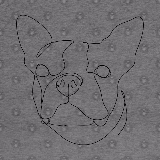 Dog Portrait. Dog portrait .  Pet Portrait Line Drawing. dog portrait from photo. pet memorial art. by OneLinePrint